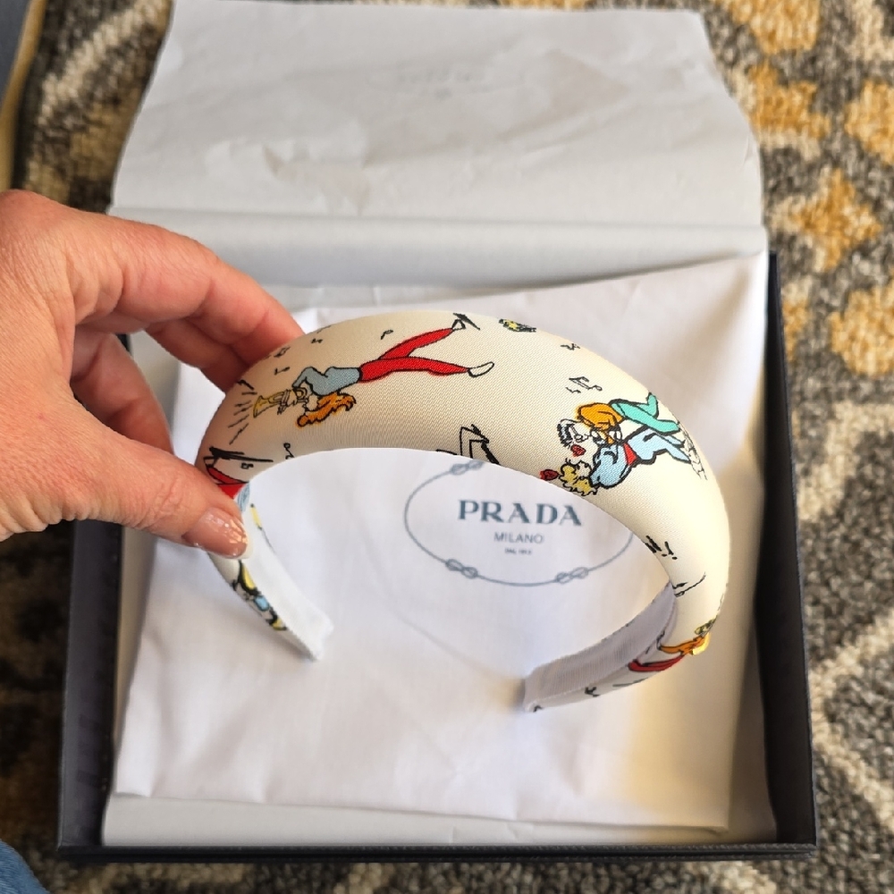 Prada Headband Popeline Dance SS12